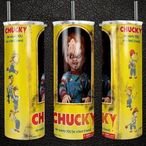 Chucky Box 20oz Skinny Tumbler Double Insulated